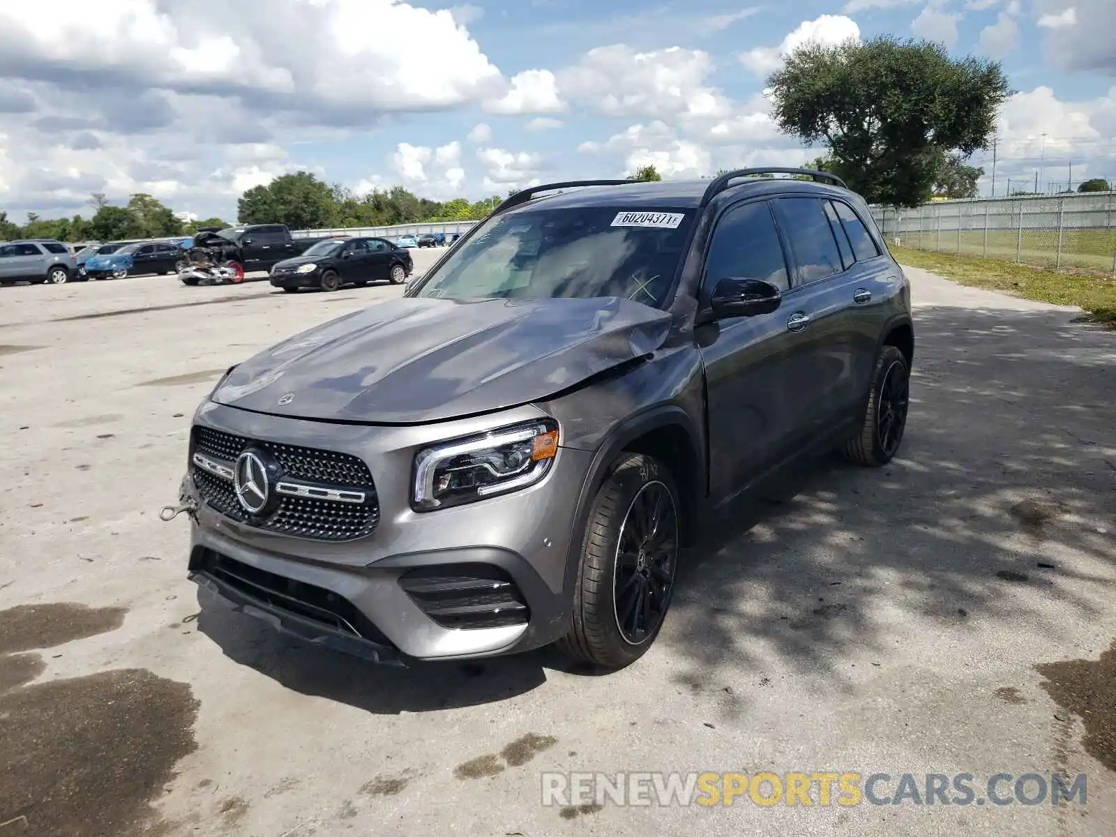 2 Photograph of a damaged car W1N4M4GB4MW111862 MERCEDES-BENZ GLB-CLASS 2021