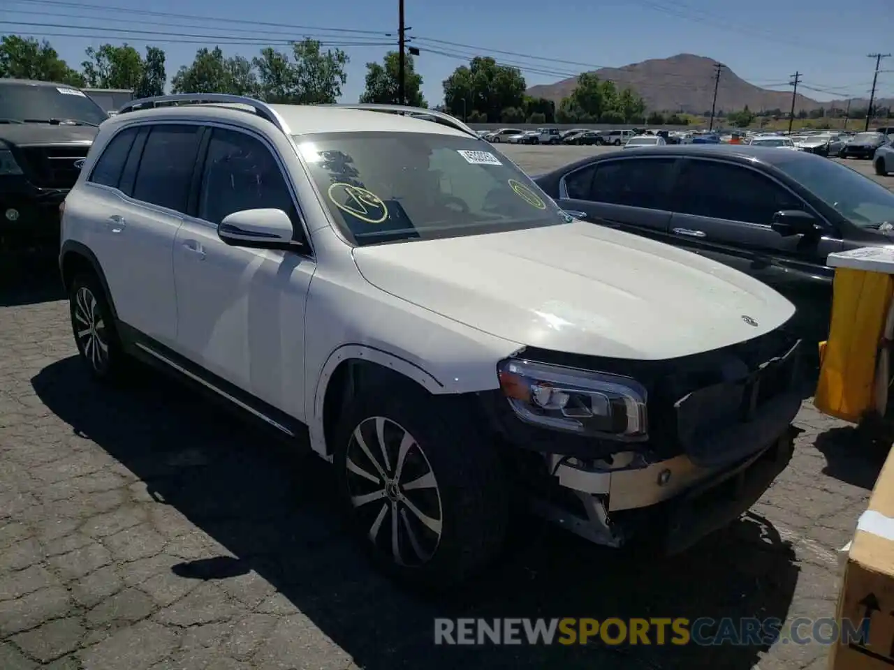 1 Photograph of a damaged car W1N4M4GB5MW086129 MERCEDES-BENZ GLB-CLASS 2021