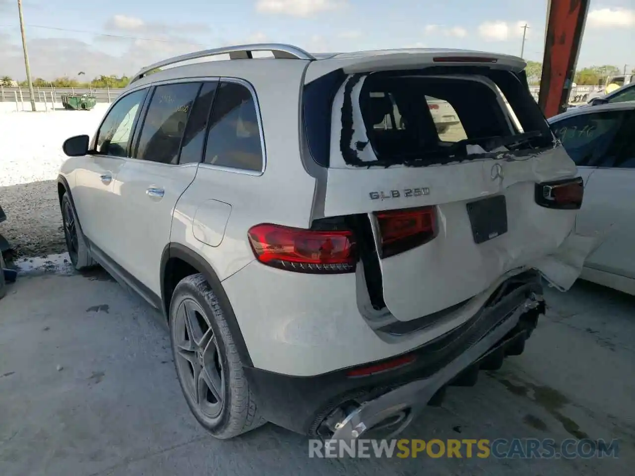 3 Photograph of a damaged car W1N4M4GB5MW148550 MERCEDES-BENZ GLB-CLASS 2021