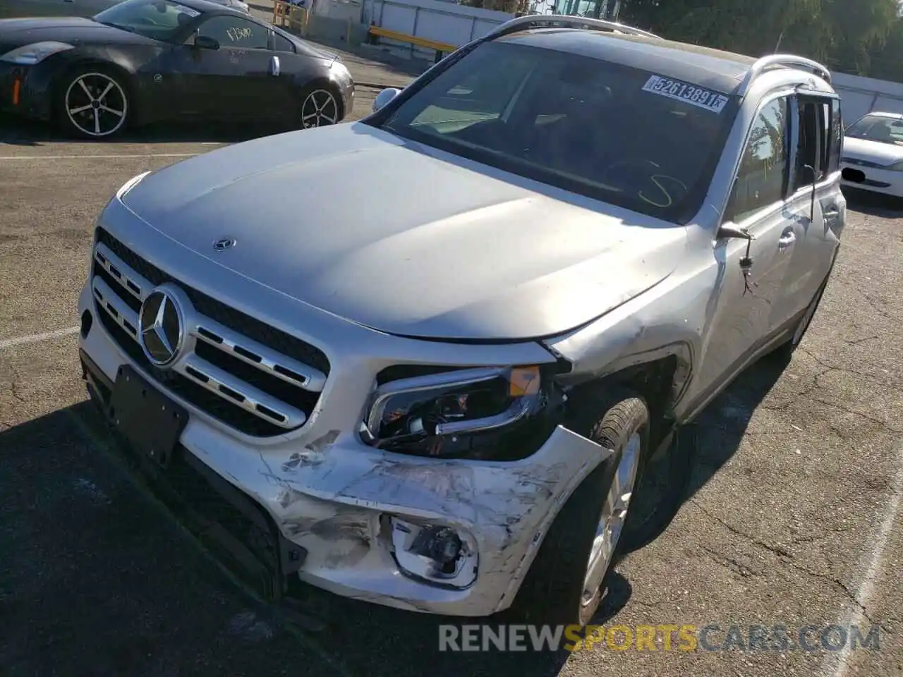 2 Photograph of a damaged car W1N4M4GB7MW098931 MERCEDES-BENZ GLB-CLASS 2021