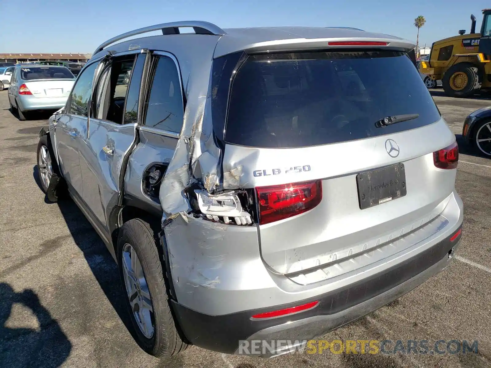 3 Photograph of a damaged car W1N4M4GB7MW098931 MERCEDES-BENZ GLB-CLASS 2021