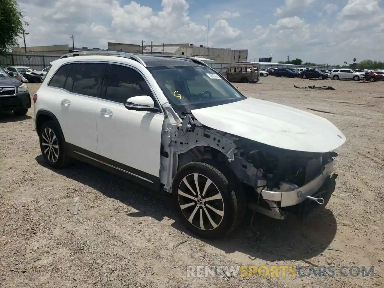 1 Photograph of a damaged car W1N4M4GB7MW101004 MERCEDES-BENZ GLB-CLASS 2021