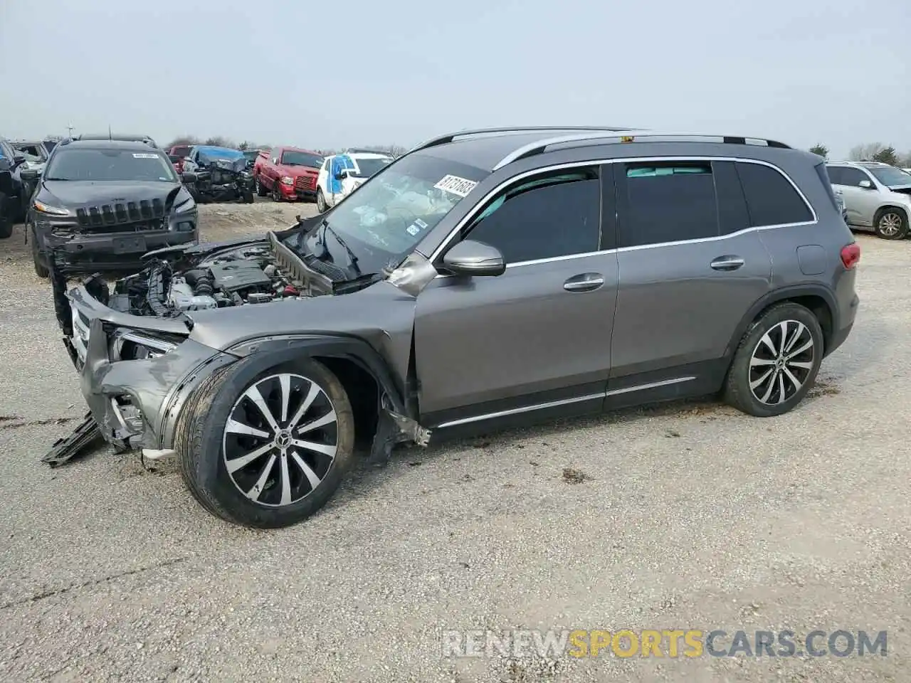 1 Photograph of a damaged car W1N4M4GB7MW142202 MERCEDES-BENZ GLB-CLASS 2021