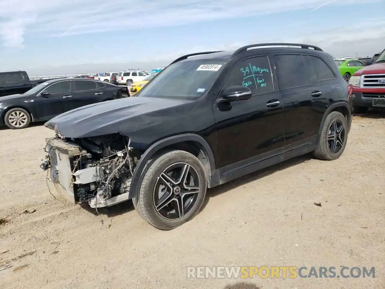 1 Photograph of a damaged car W1N4M4GB7MW155399 MERCEDES-BENZ GLB-CLASS 2021