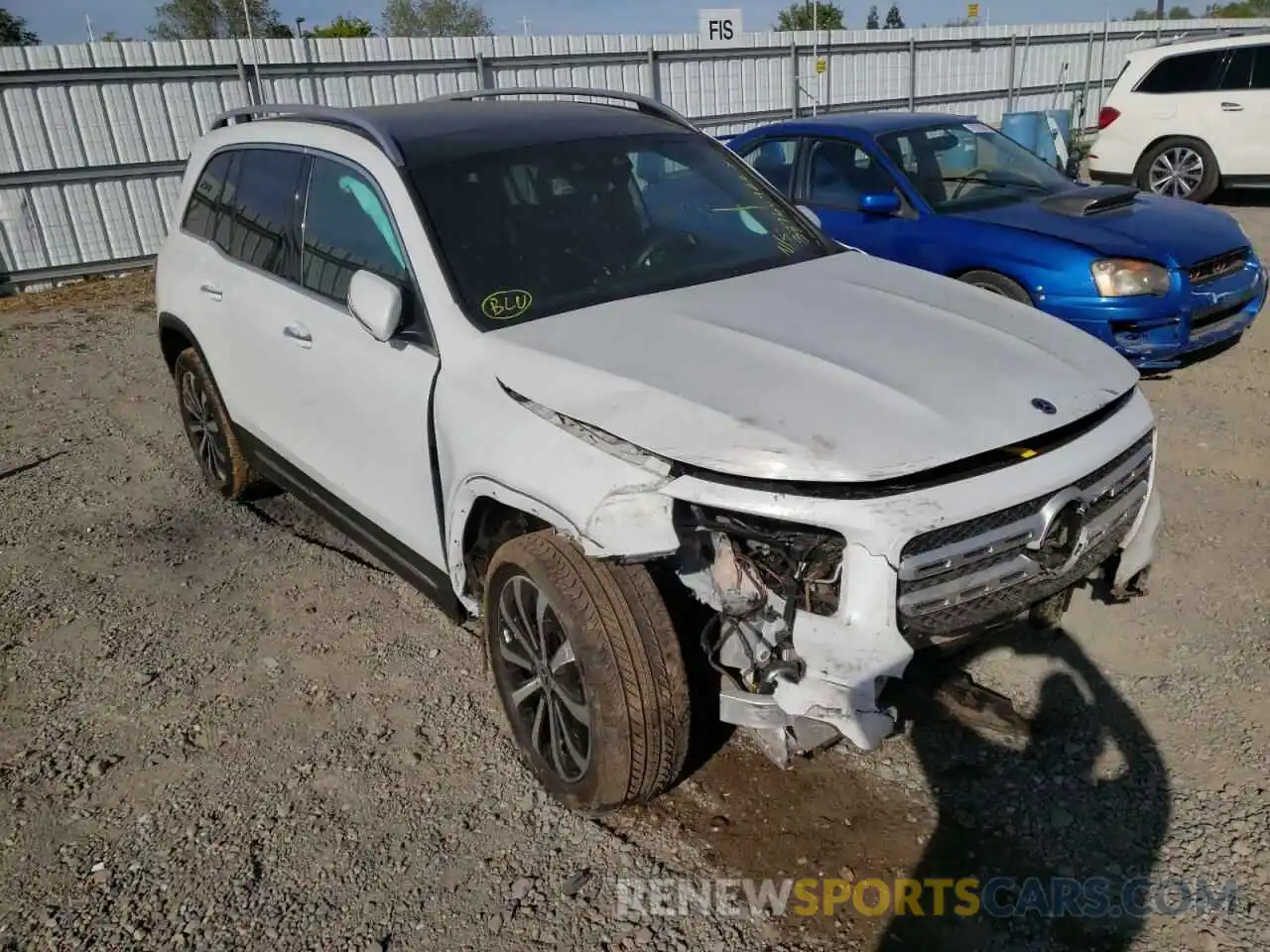 1 Photograph of a damaged car W1N4M4GB8MW086450 MERCEDES-BENZ GLB-CLASS 2021