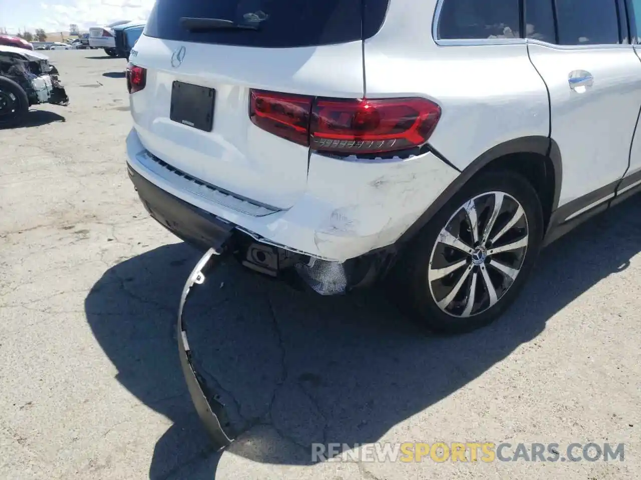 9 Photograph of a damaged car W1N4M4GB8MW089798 MERCEDES-BENZ GLB-CLASS 2021