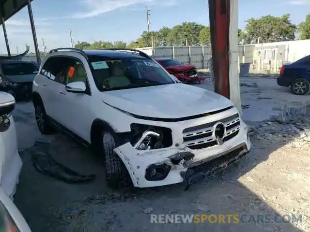 1 Photograph of a damaged car W1N4M4GB9MW104986 MERCEDES-BENZ GLB-CLASS 2021