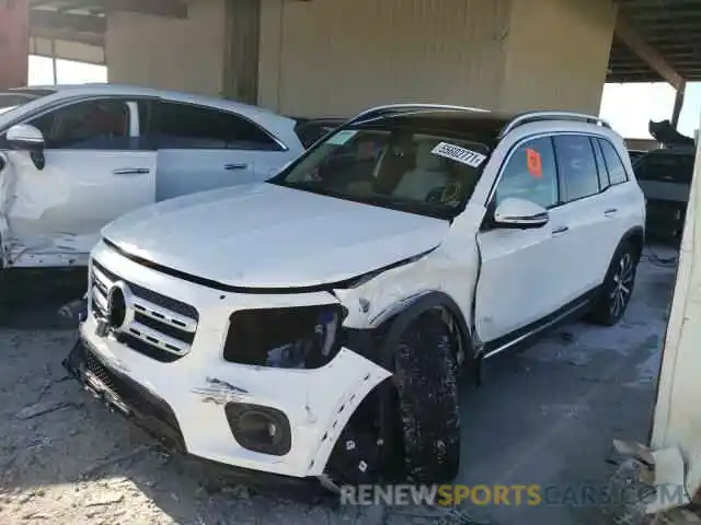 2 Photograph of a damaged car W1N4M4GB9MW104986 MERCEDES-BENZ GLB-CLASS 2021