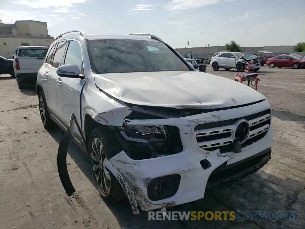 1 Photograph of a damaged car W1N4M4GB9MW127619 MERCEDES-BENZ GLB-CLASS 2021