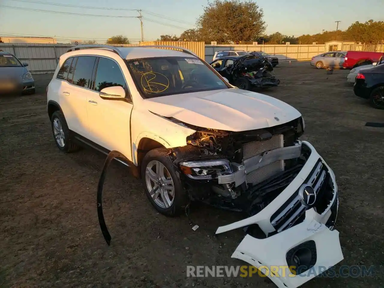 1 Photograph of a damaged car W1N4M4GB9MW128026 MERCEDES-BENZ GLB-CLASS 2021