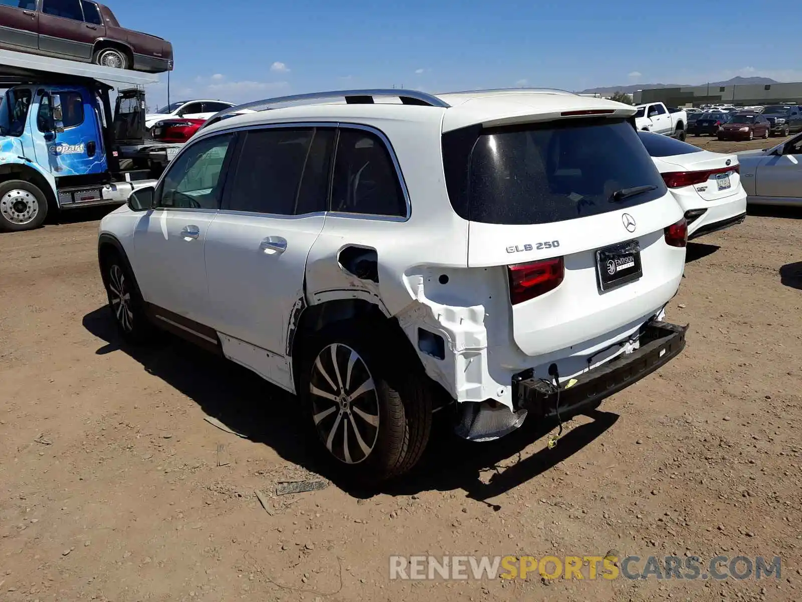 9 Photograph of a damaged car W1N4M4GBXMW105418 MERCEDES-BENZ GLB-CLASS 2021