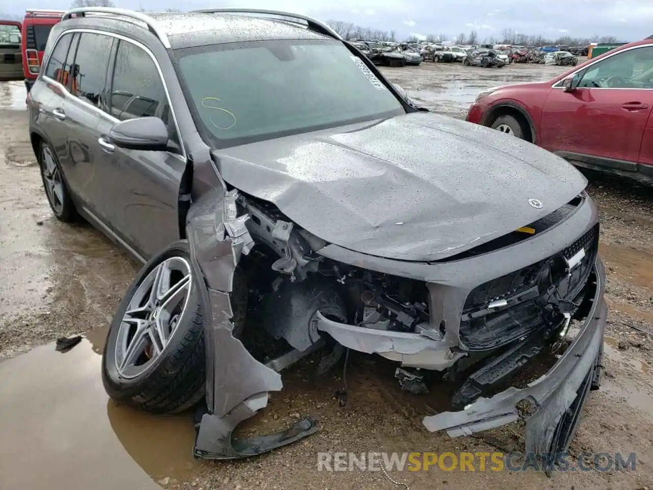 1 Photograph of a damaged car W1N4M4HB0MW115485 MERCEDES-BENZ GLB-CLASS 2021