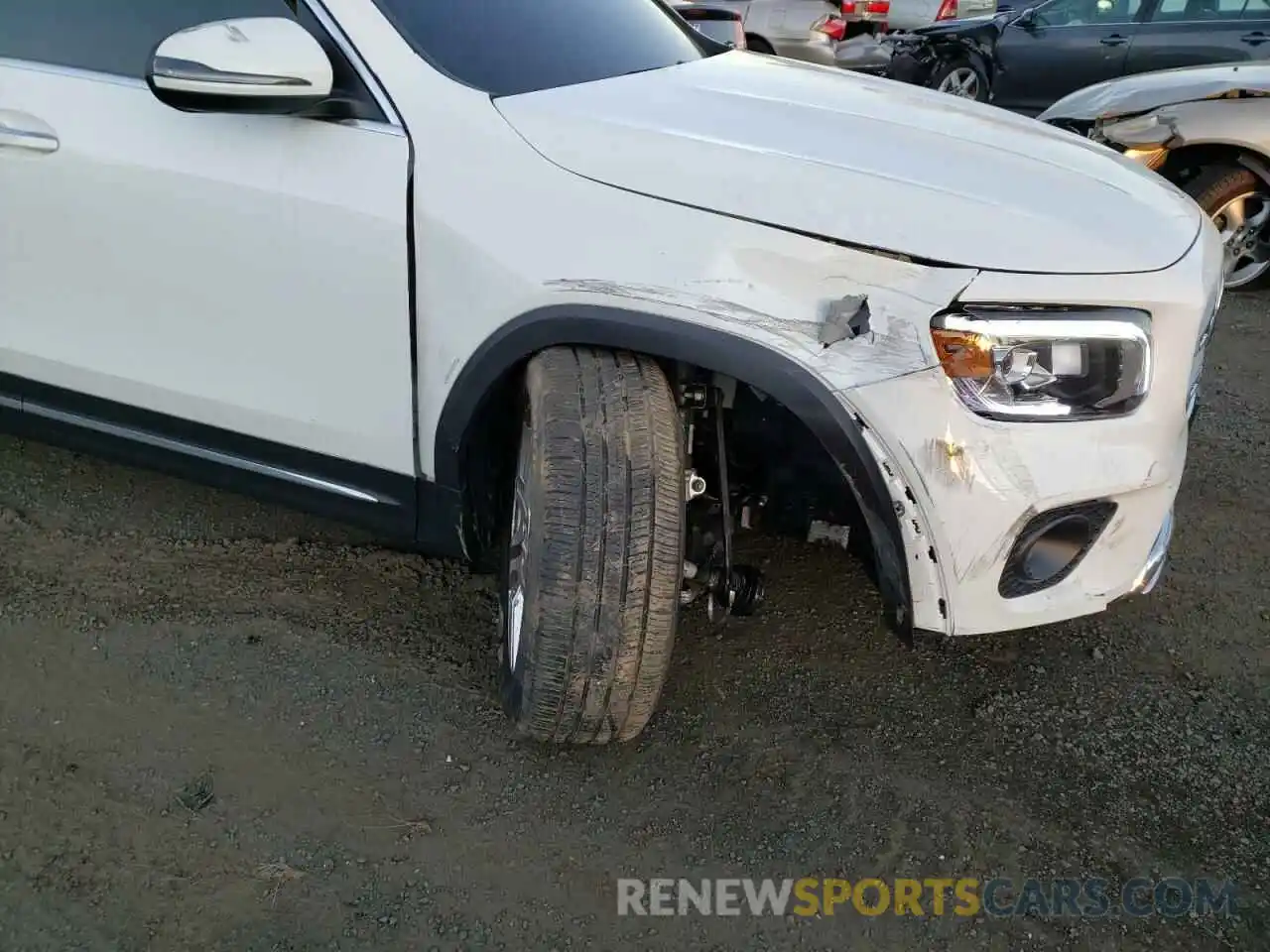 9 Photograph of a damaged car W1N4M4HB1MW100865 MERCEDES-BENZ GLB-CLASS 2021