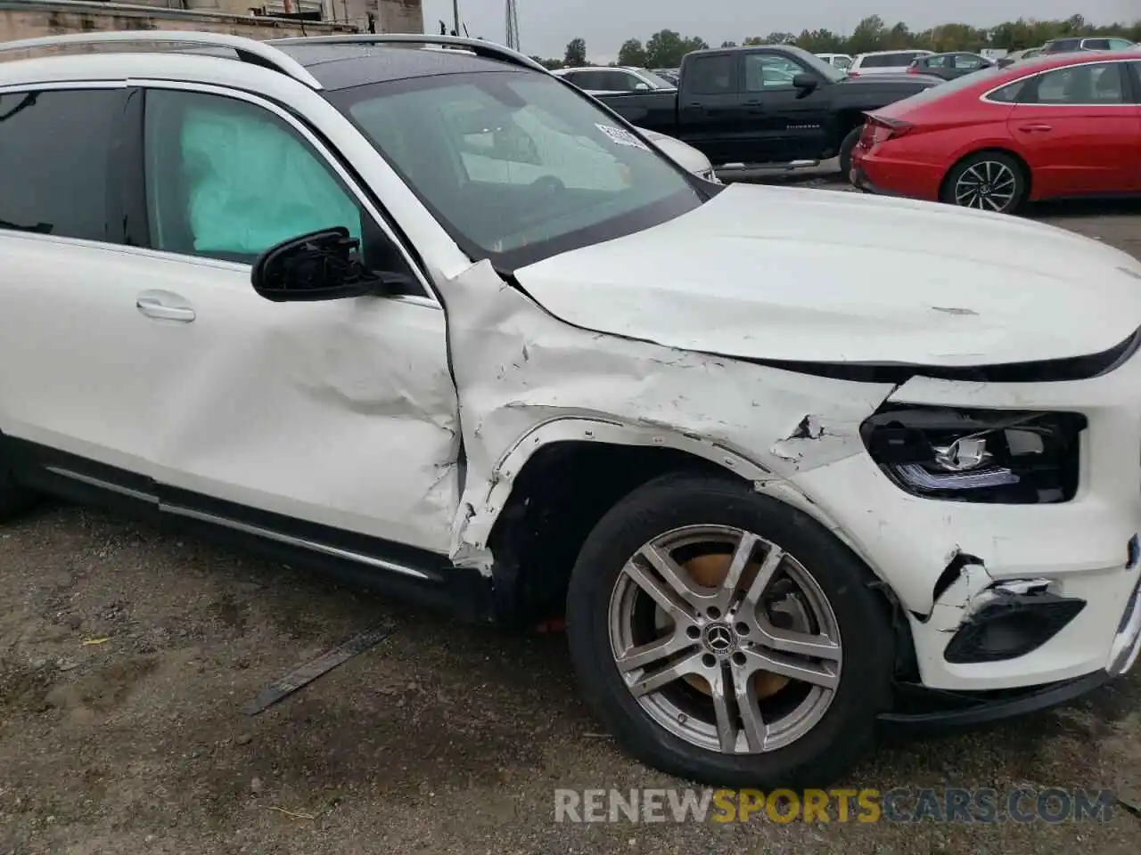 9 Photograph of a damaged car W1N4M4HB2MW129341 MERCEDES-BENZ GLB-CLASS 2021