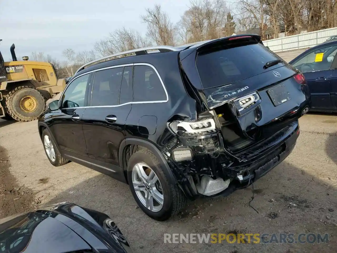 2 Photograph of a damaged car W1N4M4HB3MW095118 MERCEDES-BENZ GLB-CLASS 2021