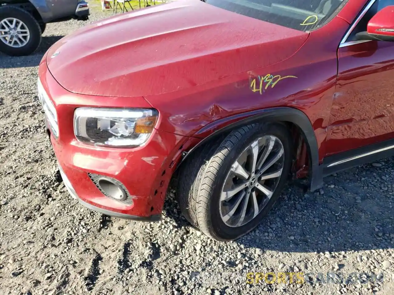 9 Photograph of a damaged car W1N4M4HB3MW104688 MERCEDES-BENZ GLB-CLASS 2021