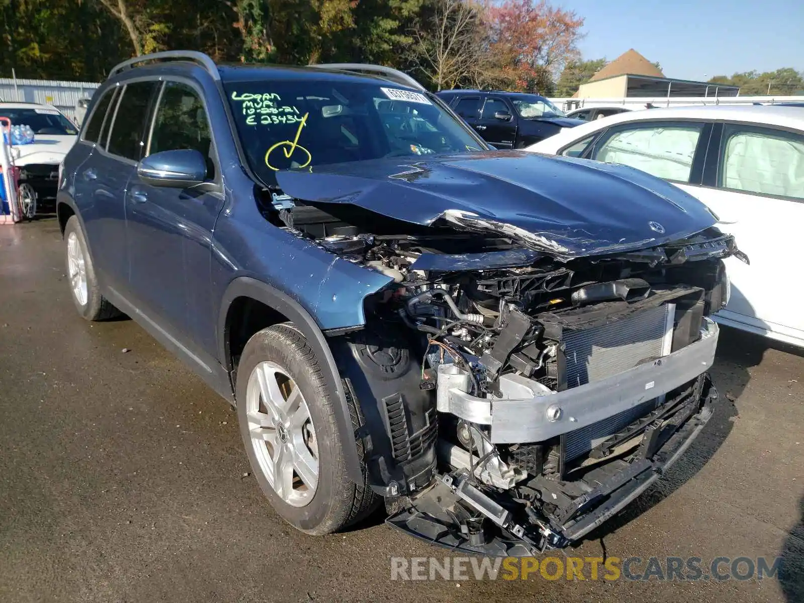 1 Photograph of a damaged car W1N4M4HB3MW111883 MERCEDES-BENZ GLB-CLASS 2021