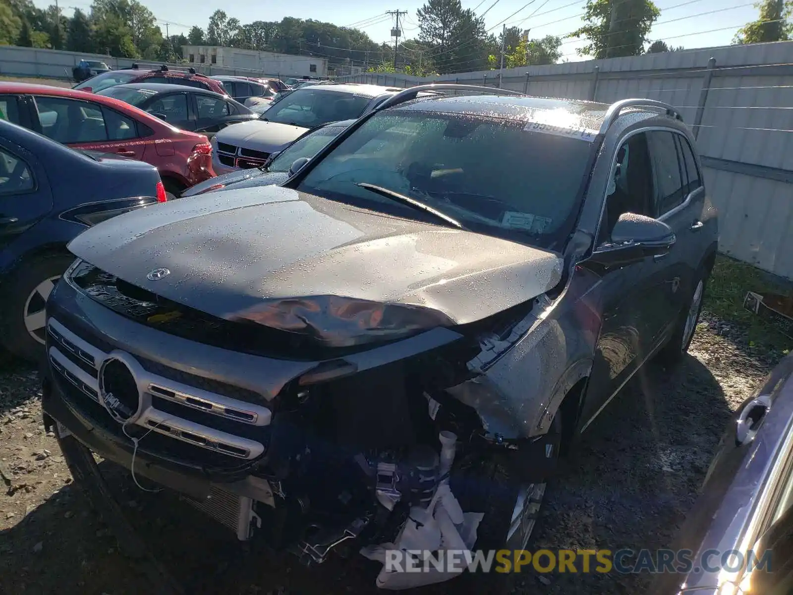 2 Photograph of a damaged car W1N4M4HB3MW148352 MERCEDES-BENZ GLB-CLASS 2021