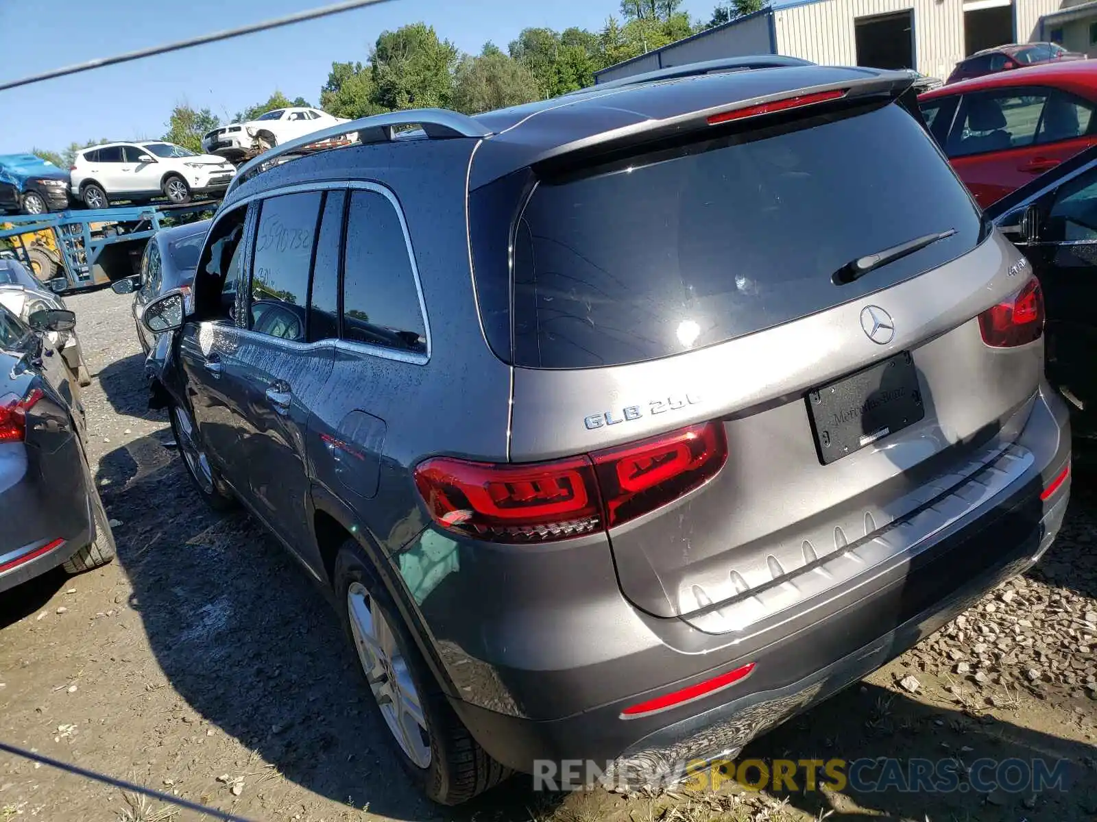 3 Photograph of a damaged car W1N4M4HB3MW148352 MERCEDES-BENZ GLB-CLASS 2021