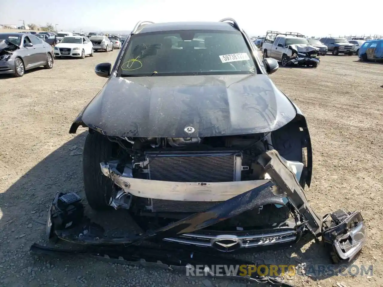 9 Photograph of a damaged car W1N4M4HB4MW090980 MERCEDES-BENZ GLB-CLASS 2021