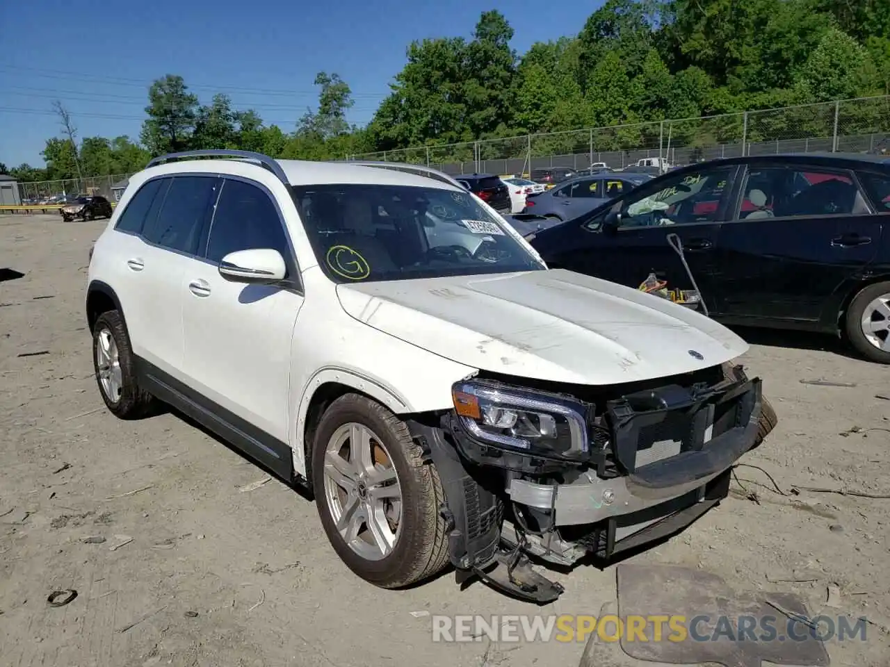 1 Photograph of a damaged car W1N4M4HB4MW142897 MERCEDES-BENZ GLB-CLASS 2021