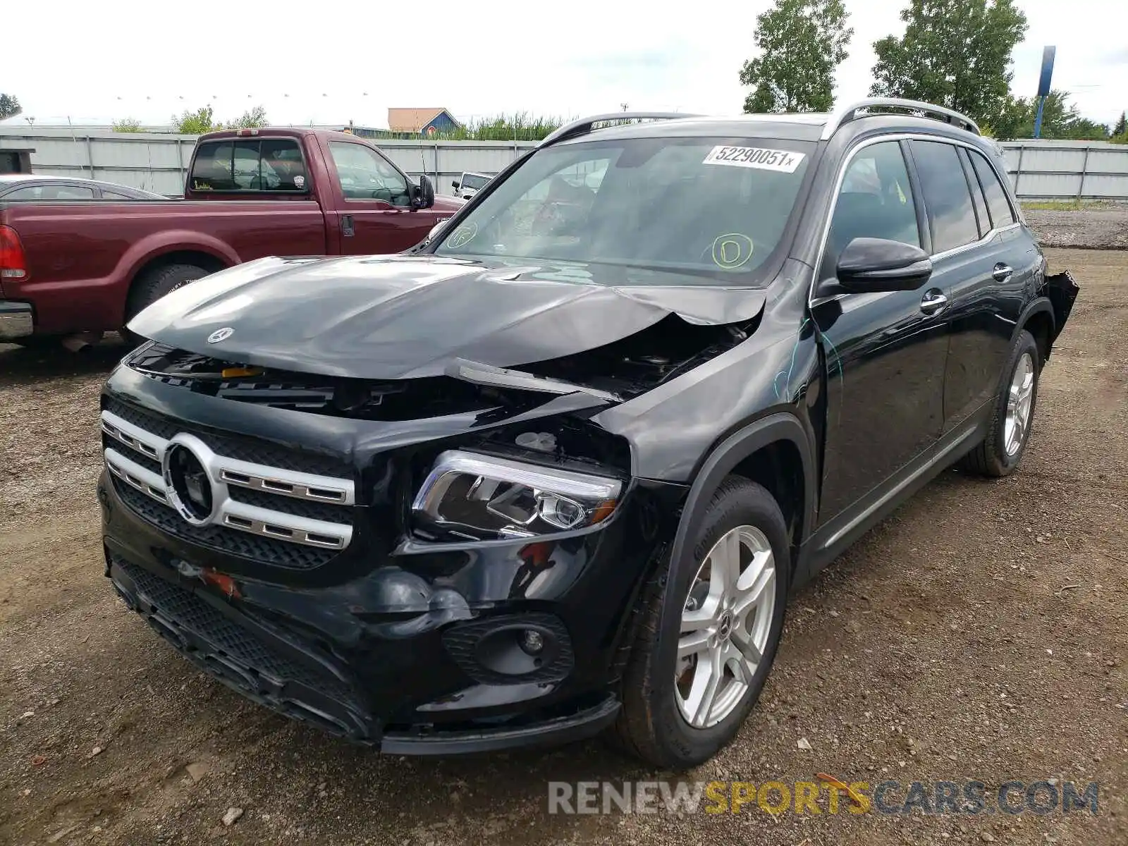 2 Photograph of a damaged car W1N4M4HB5MW099025 MERCEDES-BENZ GLB-CLASS 2021