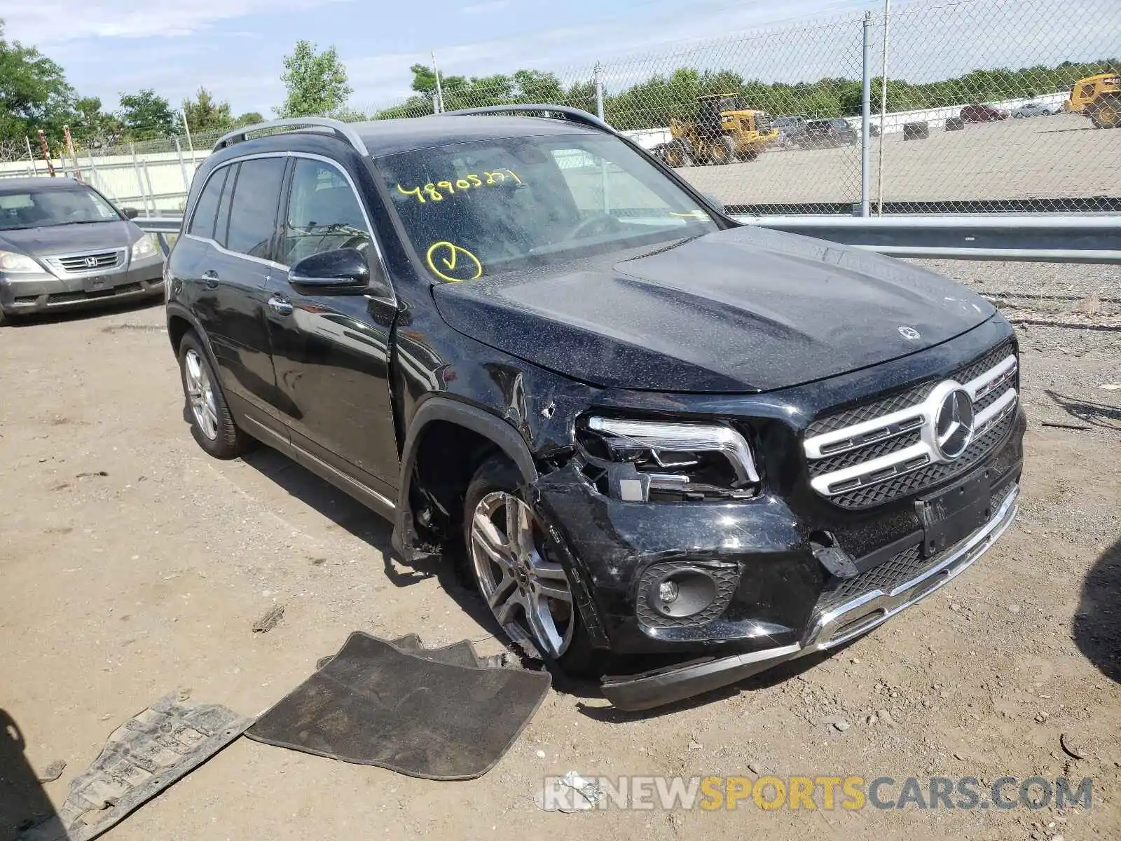 1 Photograph of a damaged car W1N4M4HB5MW104031 MERCEDES-BENZ GLB-CLASS 2021