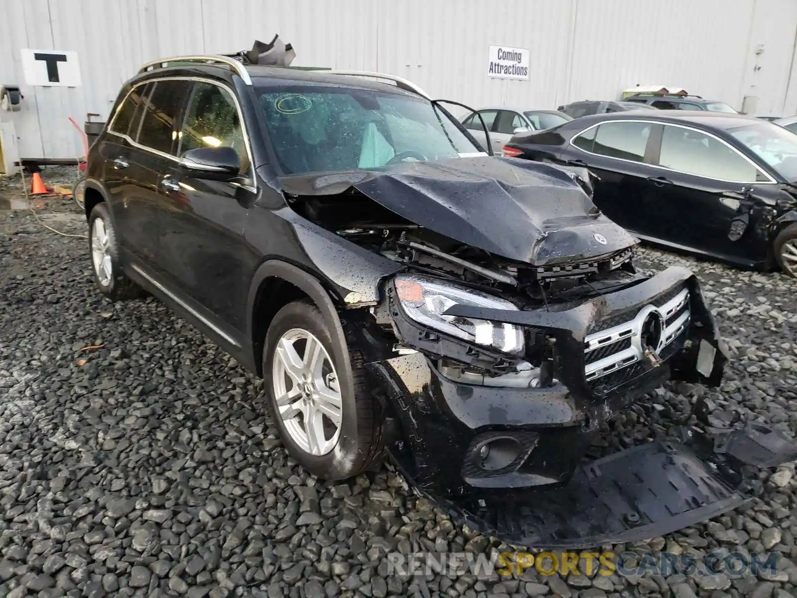 1 Photograph of a damaged car W1N4M4HB5MW140186 MERCEDES-BENZ GLB-CLASS 2021