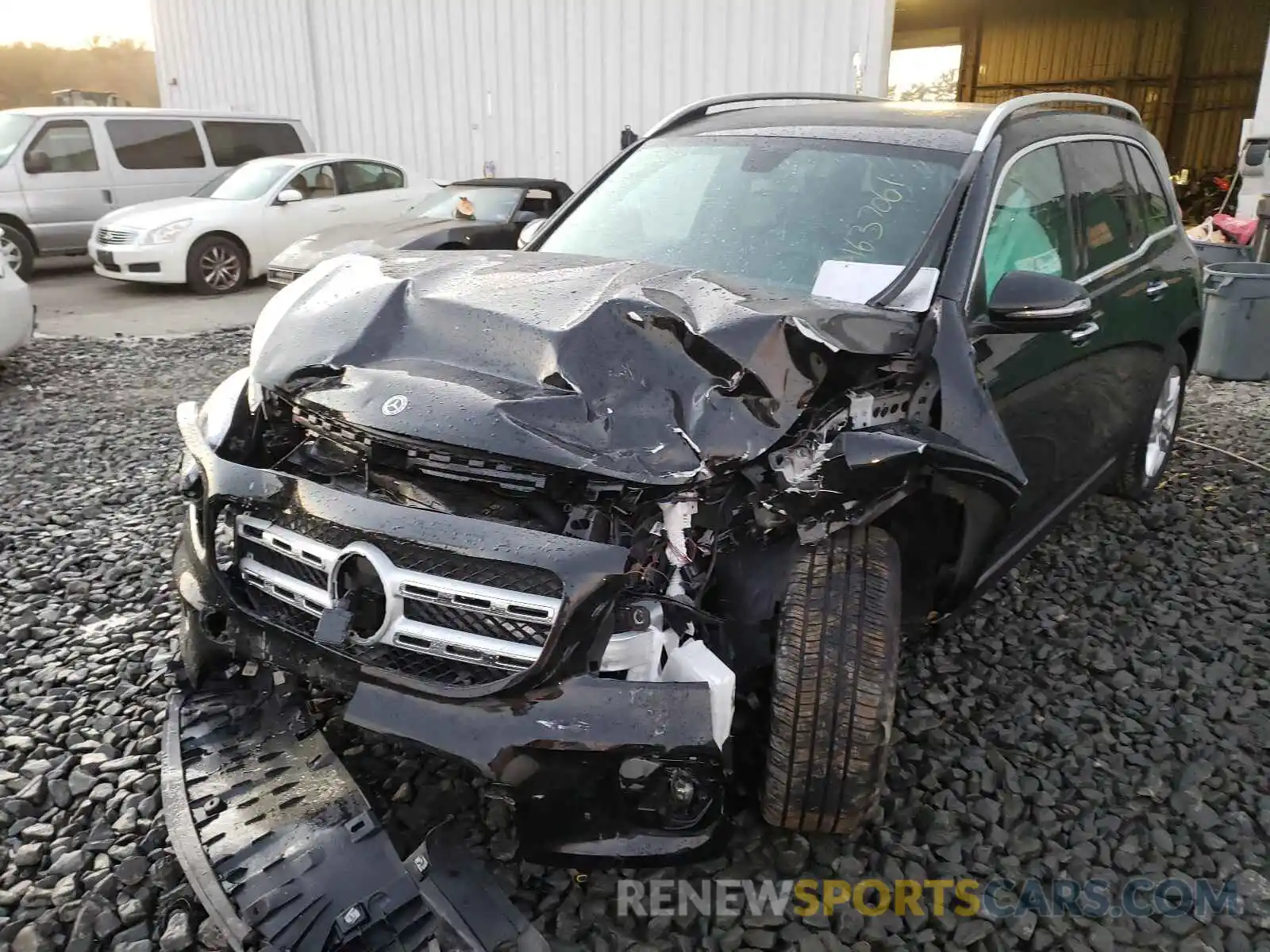 2 Photograph of a damaged car W1N4M4HB5MW140186 MERCEDES-BENZ GLB-CLASS 2021