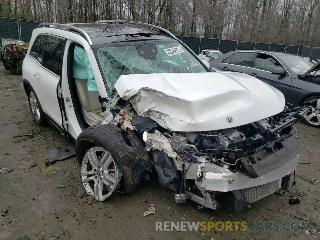 1 Photograph of a damaged car W1N4M4HB6MW097283 MERCEDES-BENZ GLB-CLASS 2021