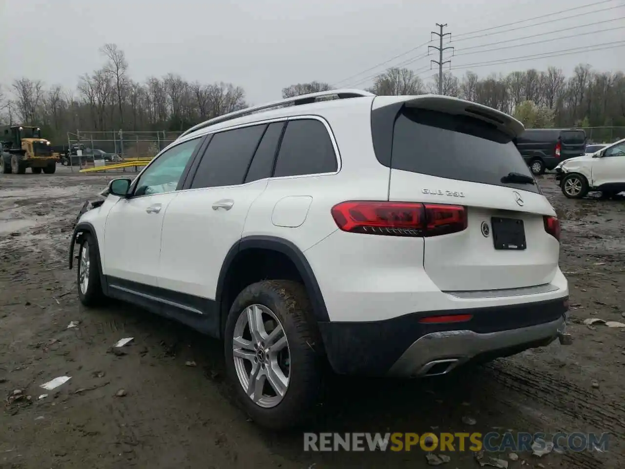 3 Photograph of a damaged car W1N4M4HB6MW097283 MERCEDES-BENZ GLB-CLASS 2021