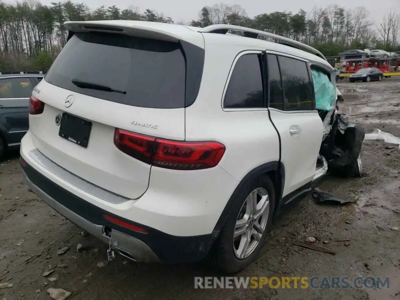 4 Photograph of a damaged car W1N4M4HB6MW097283 MERCEDES-BENZ GLB-CLASS 2021