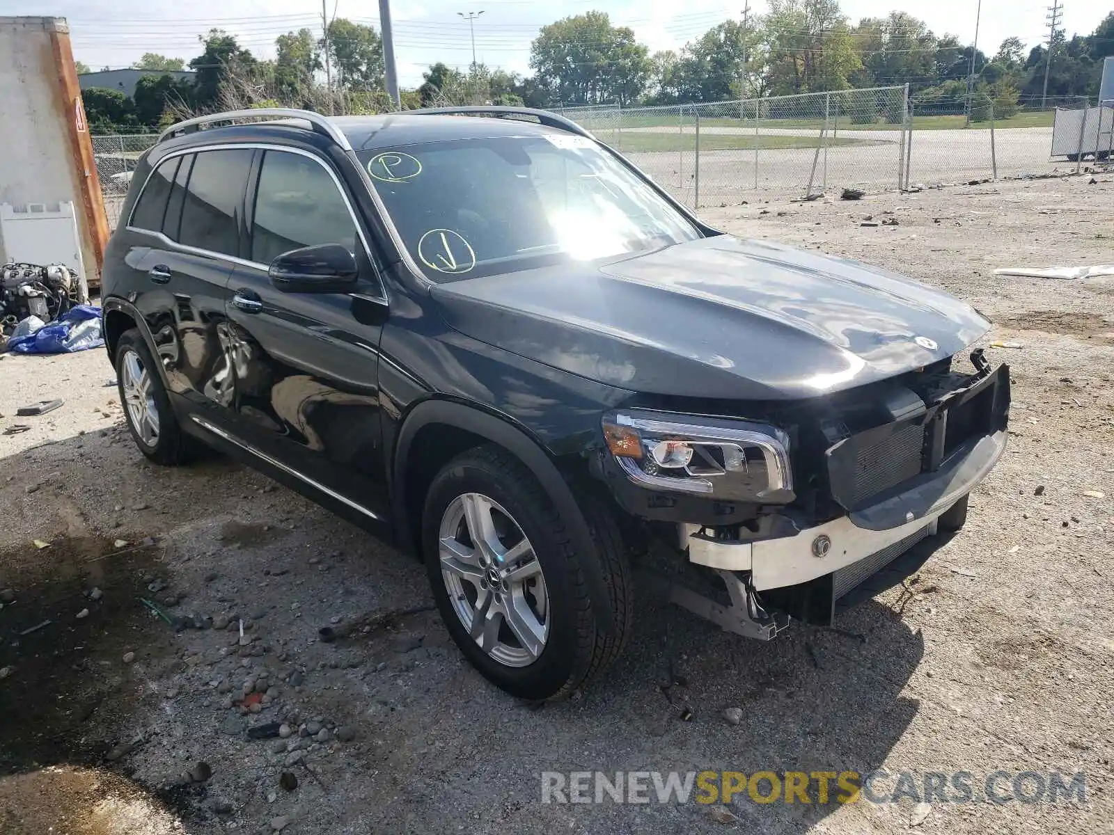 1 Photograph of a damaged car W1N4M4HB6MW101672 MERCEDES-BENZ GLB-CLASS 2021