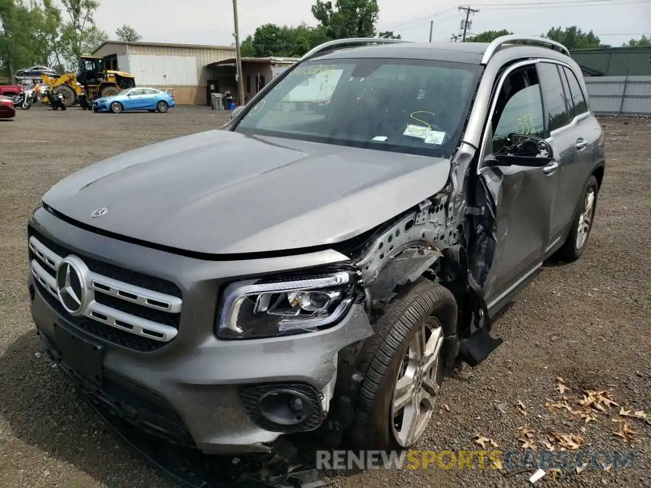 2 Photograph of a damaged car W1N4M4HB6MW108685 MERCEDES-BENZ GLB-CLASS 2021