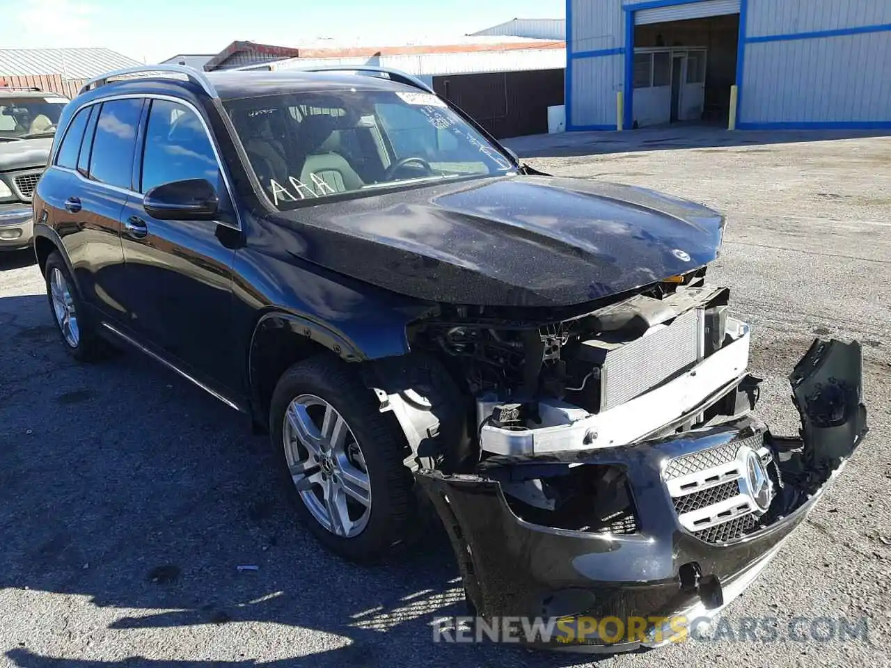 1 Photograph of a damaged car W1N4M4HB6MW113496 MERCEDES-BENZ GLB-CLASS 2021