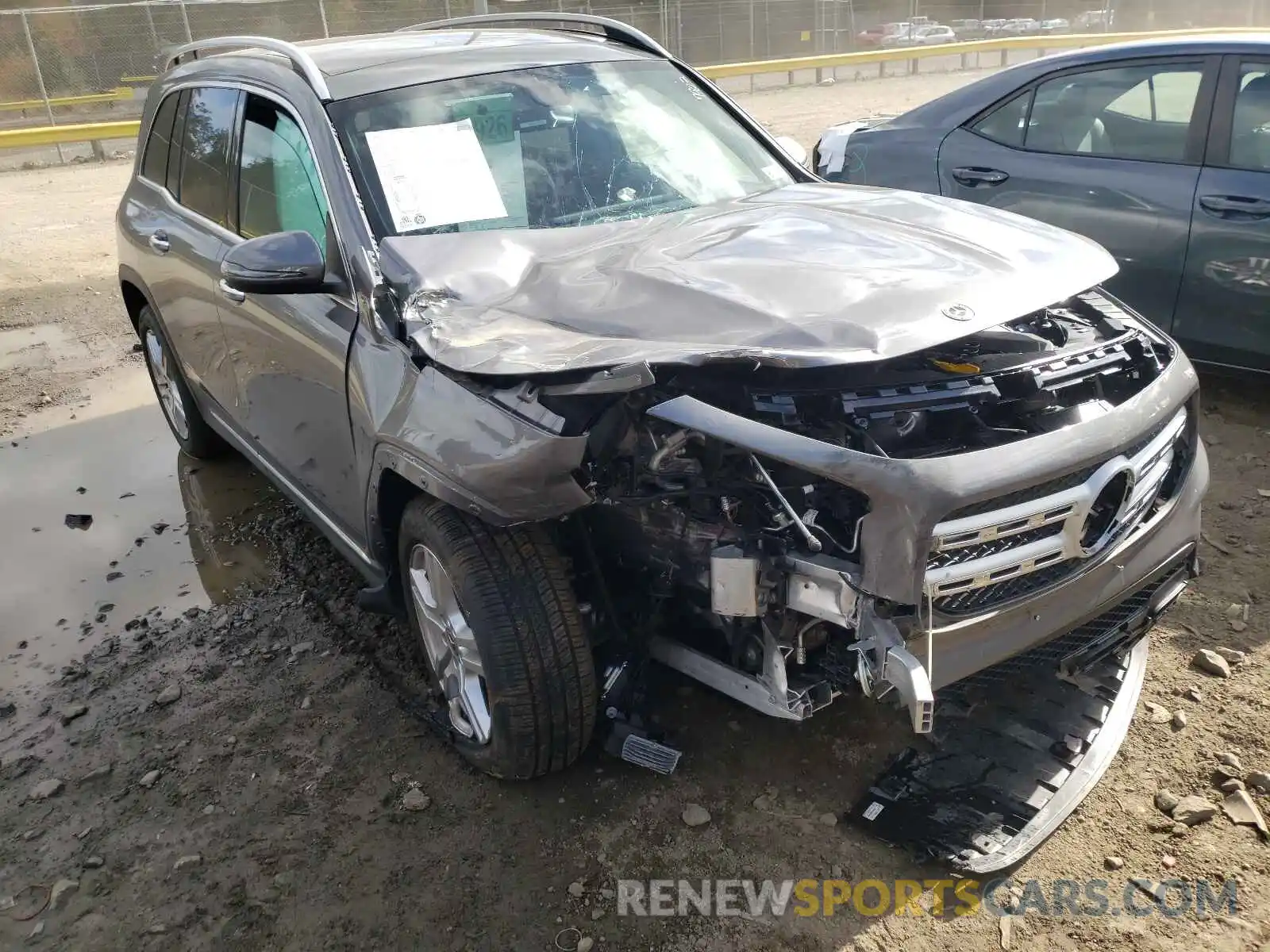 1 Photograph of a damaged car W1N4M4HB6MW121811 MERCEDES-BENZ GLB-CLASS 2021