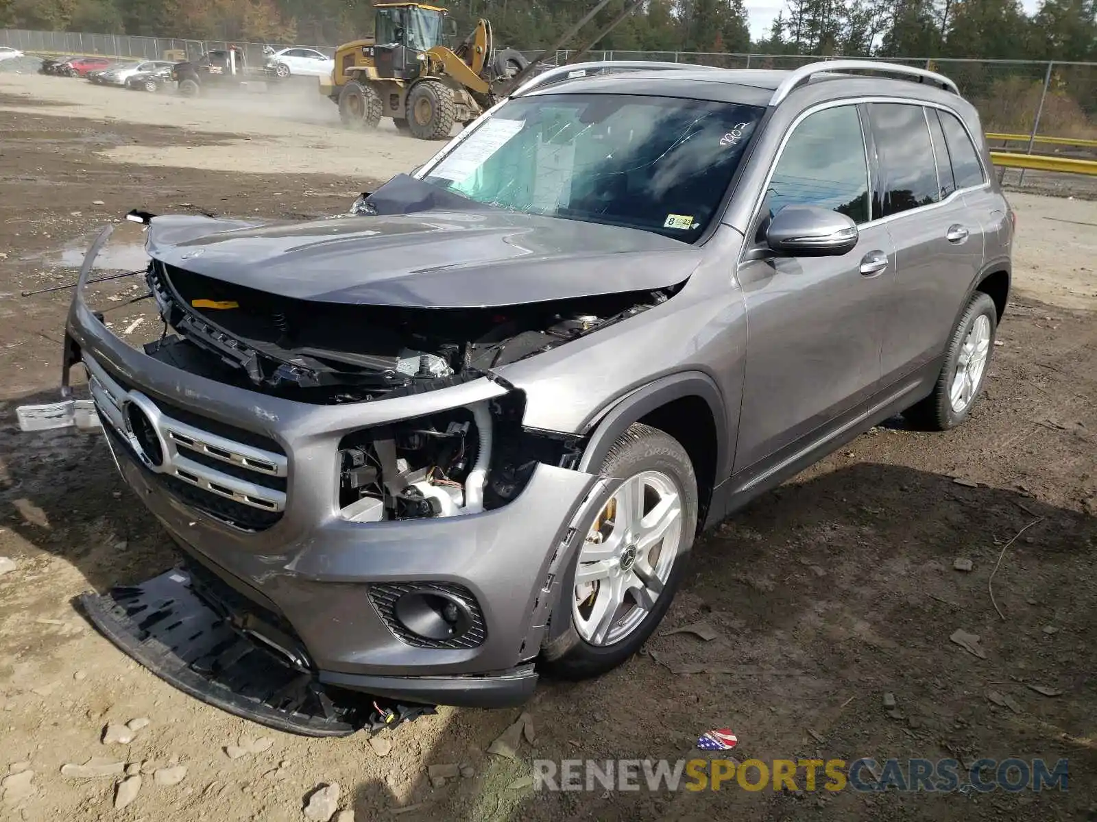 2 Photograph of a damaged car W1N4M4HB6MW121811 MERCEDES-BENZ GLB-CLASS 2021