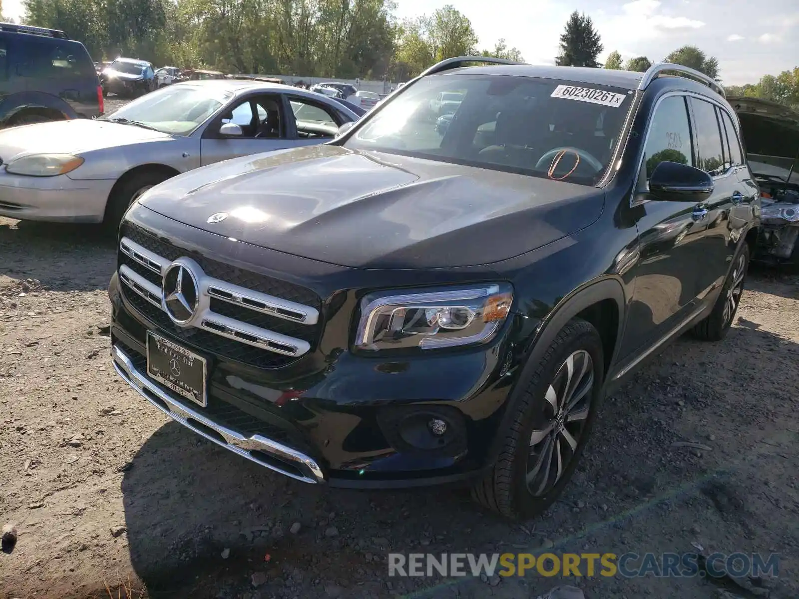 2 Photograph of a damaged car W1N4M4HB6MW129598 MERCEDES-BENZ GLB-CLASS 2021