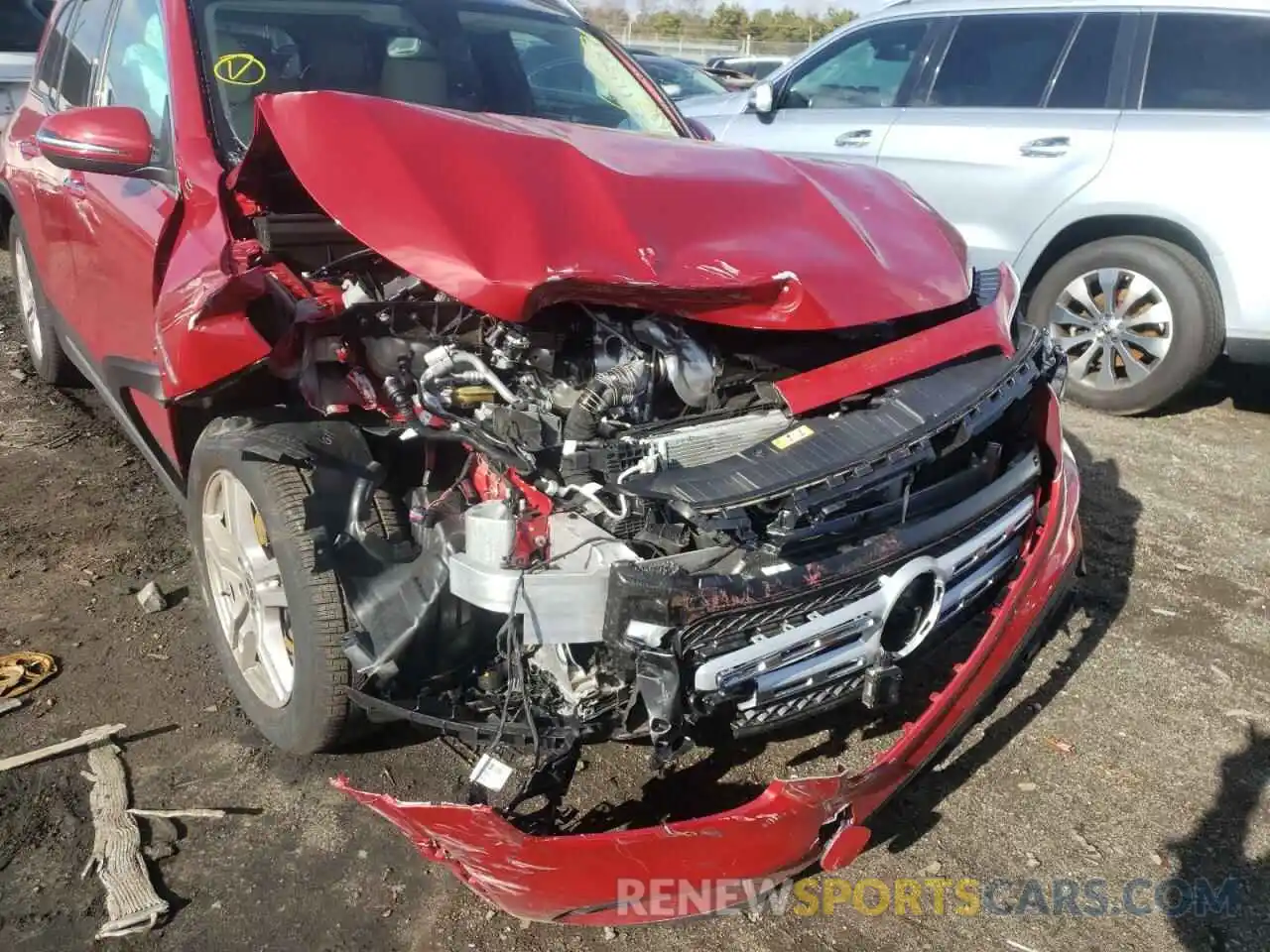 9 Photograph of a damaged car W1N4M4HB6MW141718 MERCEDES-BENZ GLB-CLASS 2021