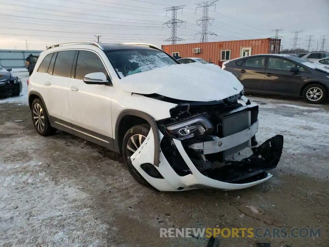 1 Photograph of a damaged car W1N4M4HB6MW146093 MERCEDES-BENZ GLB-CLASS 2021