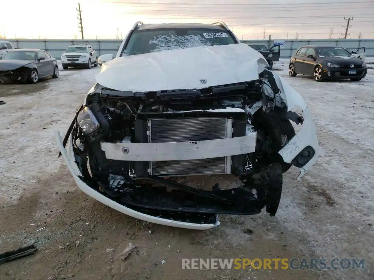 9 Photograph of a damaged car W1N4M4HB6MW146093 MERCEDES-BENZ GLB-CLASS 2021