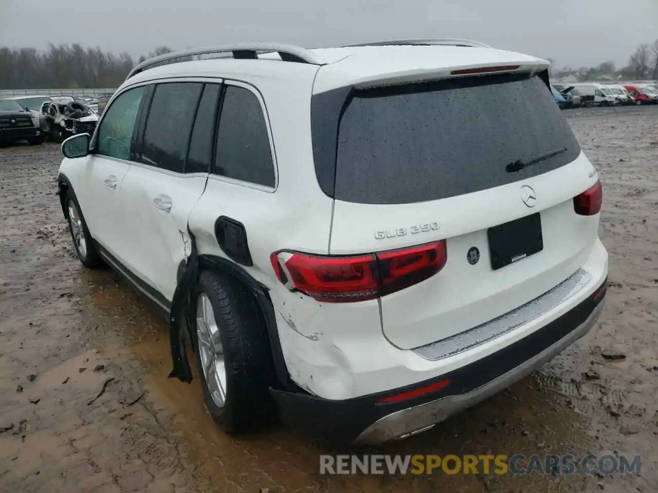 3 Photograph of a damaged car W1N4M4HB7MW111238 MERCEDES-BENZ GLB-CLASS 2021