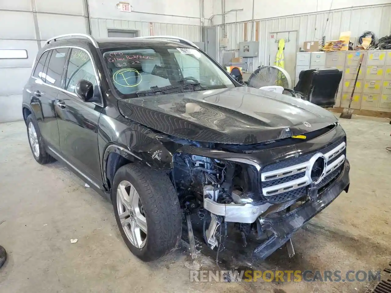 1 Photograph of a damaged car W1N4M4HB7MW149522 MERCEDES-BENZ GLB-CLASS 2021