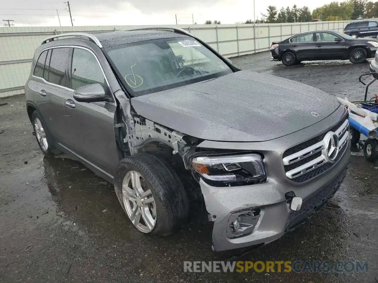 1 Photograph of a damaged car W1N4M4HB7MW154624 MERCEDES-BENZ GLB-CLASS 2021