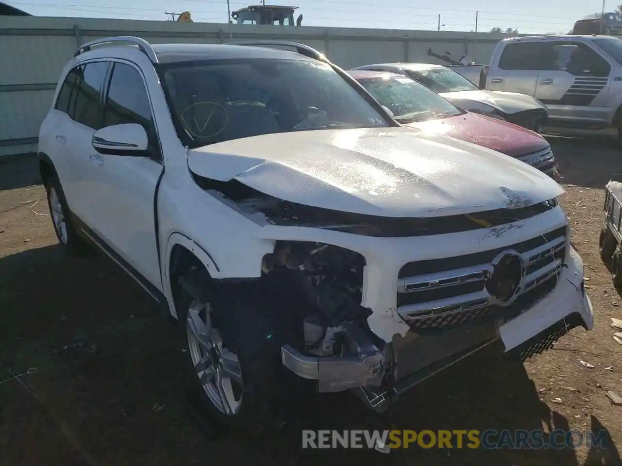 1 Photograph of a damaged car W1N4M4HB8MW144524 MERCEDES-BENZ GLB-CLASS 2021