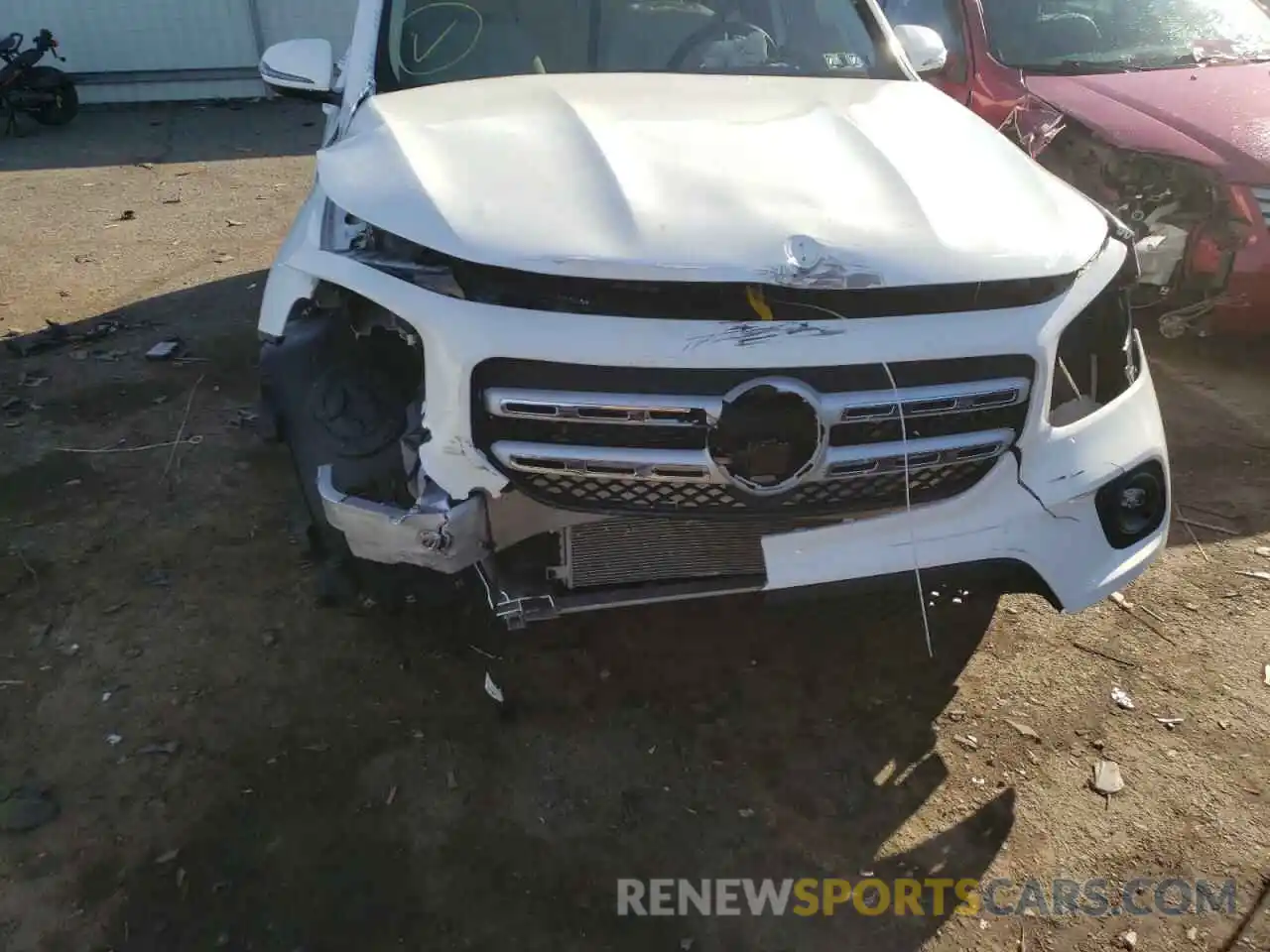 9 Photograph of a damaged car W1N4M4HB8MW144524 MERCEDES-BENZ GLB-CLASS 2021