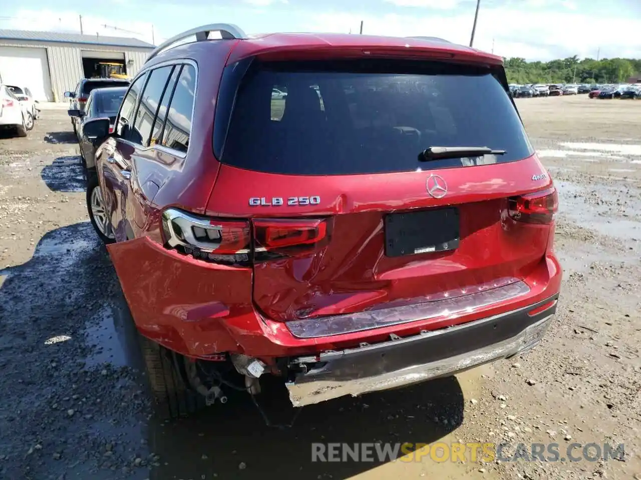 9 Photograph of a damaged car W1N4M4HB9MW088562 MERCEDES-BENZ GLB-CLASS 2021