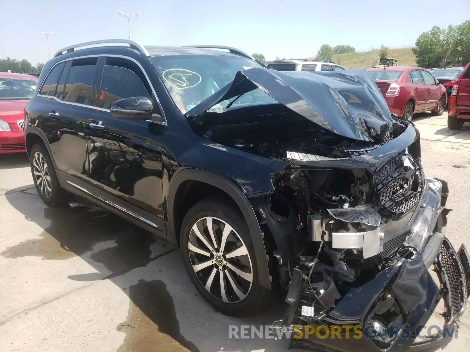 1 Photograph of a damaged car W1N4M4HB9MW116635 MERCEDES-BENZ GLB-CLASS 2021