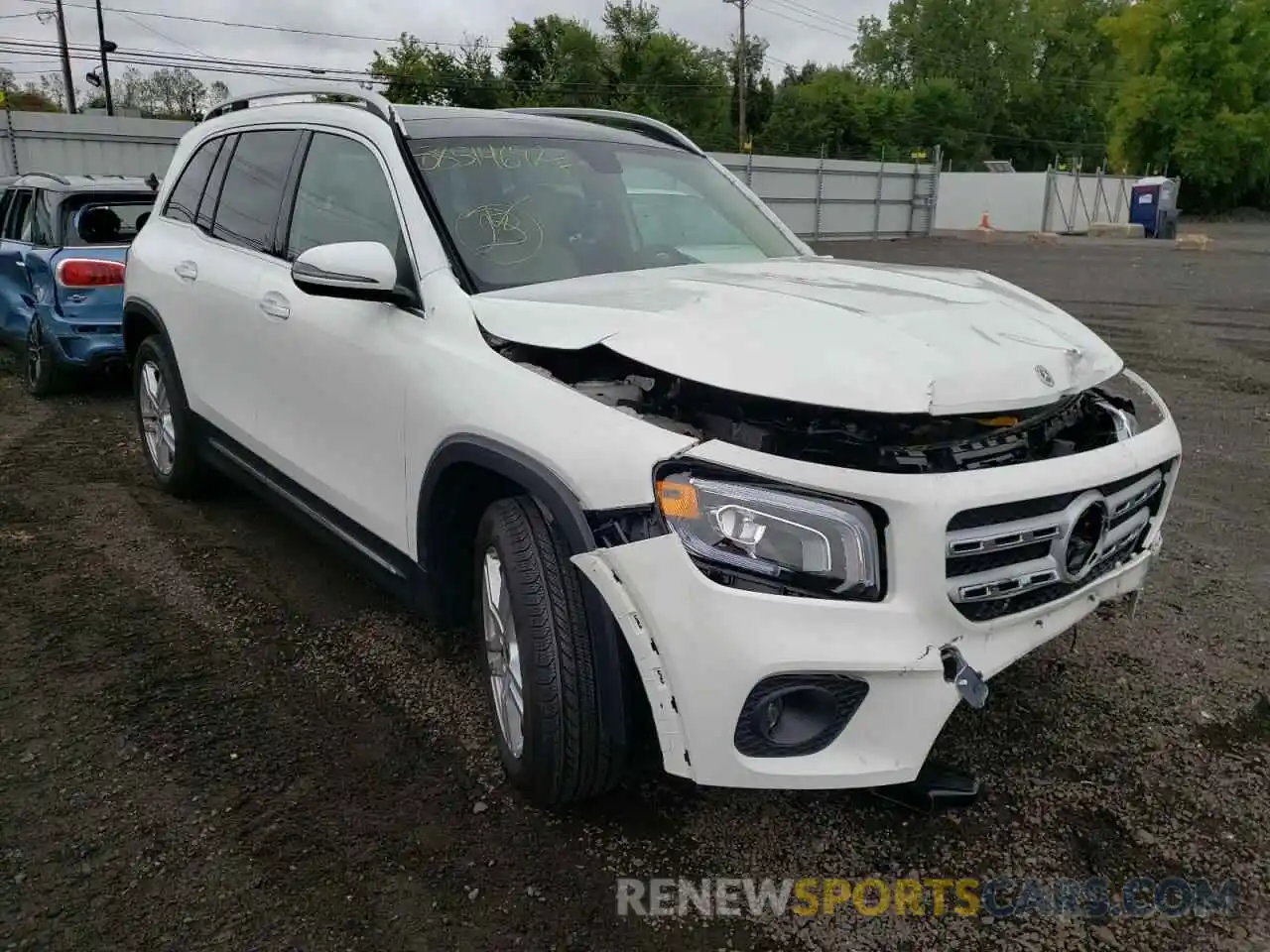 1 Photograph of a damaged car W1N4M4HBXMW108401 MERCEDES-BENZ GLB-CLASS 2021