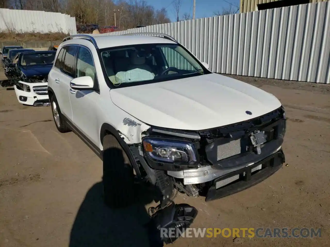 1 Photograph of a damaged car W1N4M4HBXMW114599 MERCEDES-BENZ GLB-CLASS 2021